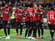 AC Milan players celebrating a goal