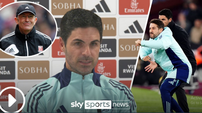 Mikel Arteta: Arsenal Boss Embraces Stoke Comparisons and Aims to Dominate All Aspects of the Game